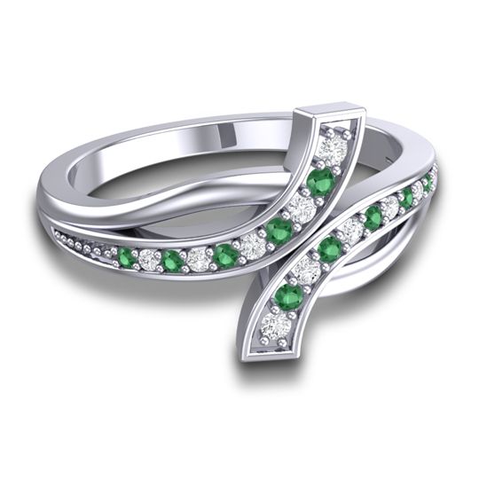 Simple Pave Yukta Ring