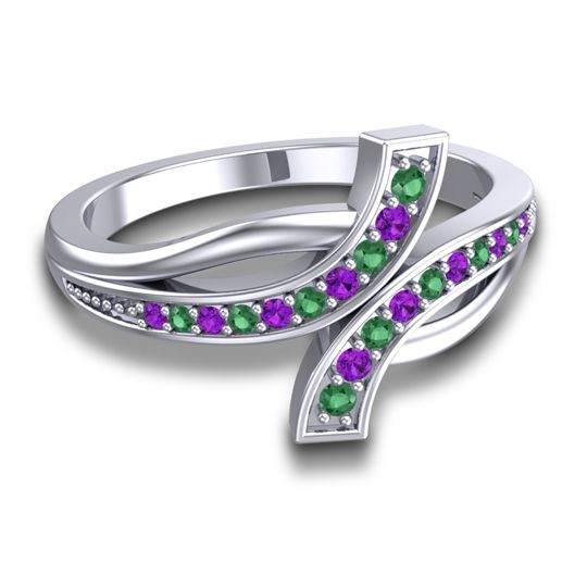 Simple Pave Yukta Ring