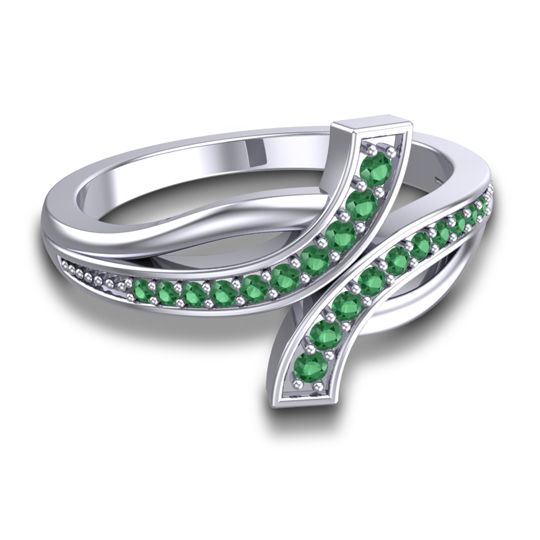 Simple Pave Yukta Ring