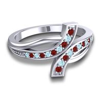 Simple Pave Yukta Ring