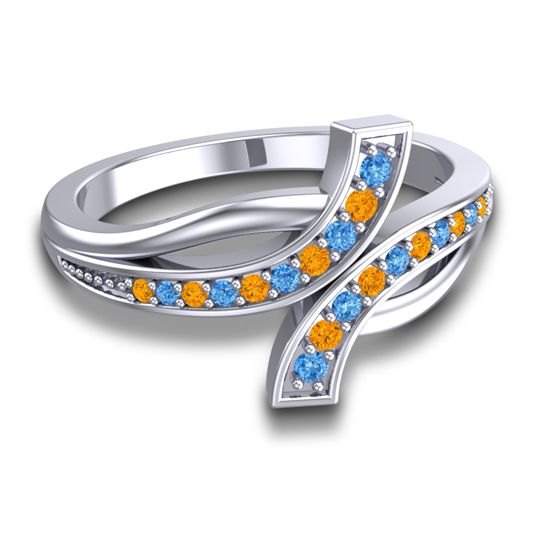 Simple Pave Yukta Ring