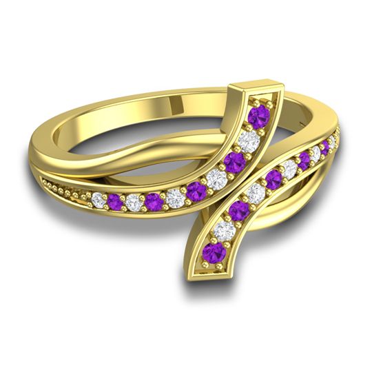 Simple Pave Yukta Ring