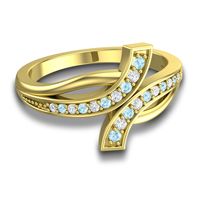 Simple Pave Yukta Ring