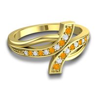 Simple Pave Yukta Ring