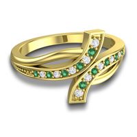 Simple Pave Yukta Ring