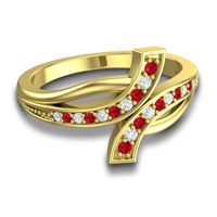 Simple Pave Yukta Ring