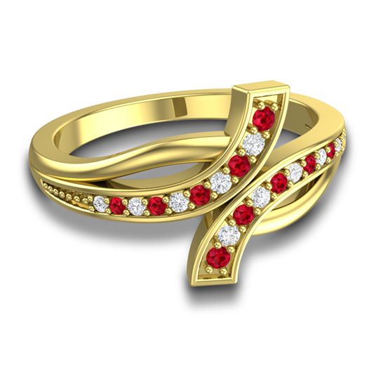 Simple Pave Yukta Ring