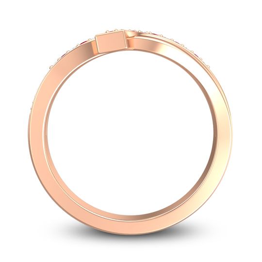 Simple Pave Yukta Ring