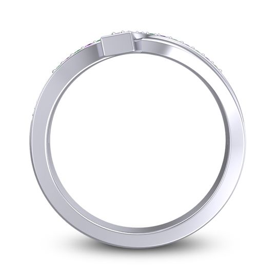 Simple Pave Yukta Ring