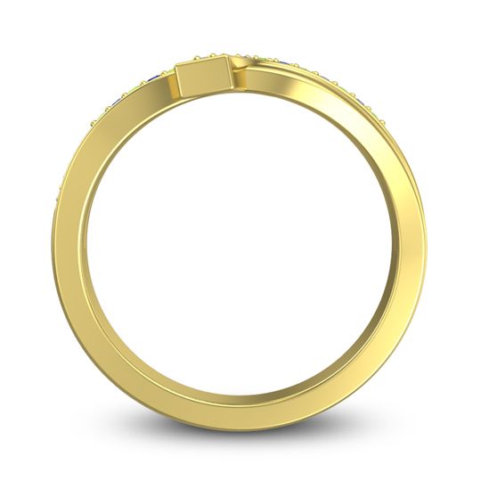 Simple Pave Yukta Ring