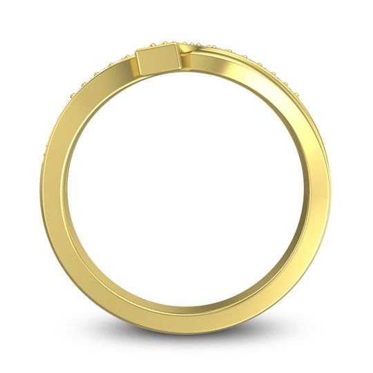 Simple Pave Yukta Ring
