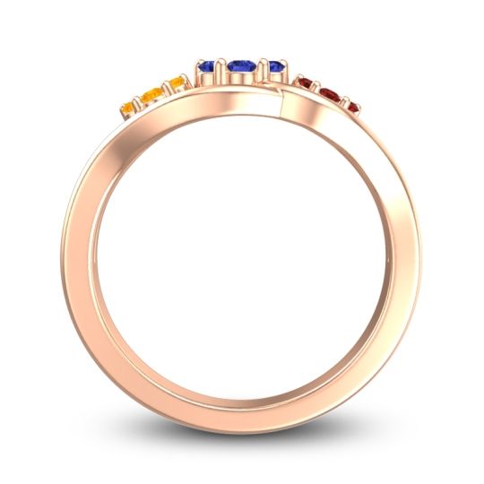 Simple Floral Pave Arama Ring