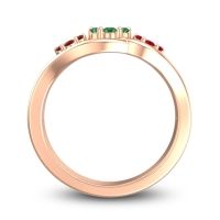 Simple Floral Pave Arama Ring