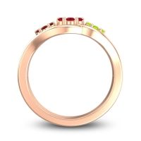 Simple Floral Pave Arama Ring