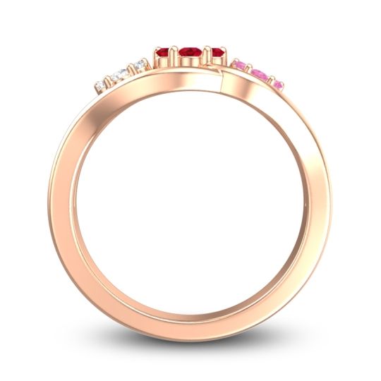 Simple Floral Pave Arama Ring