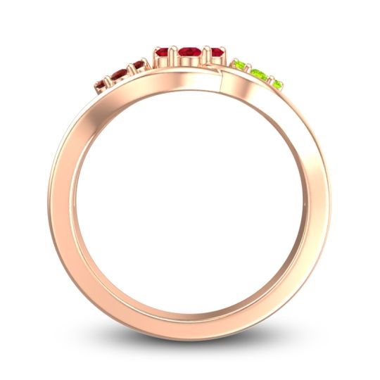 Simple Floral Pave Arama Ring