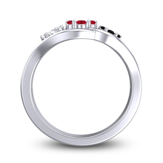 Simple Floral Pave Arama Ring