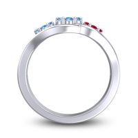 Simple Floral Pave Arama Ring