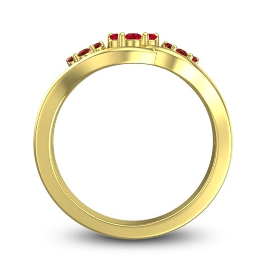 Simple Floral Pave Arama Ring