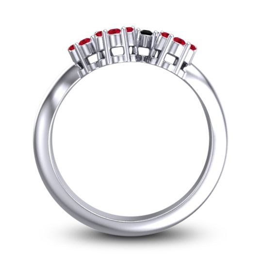 Simple Floral Pave Devana Ring