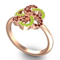 Statement Floral Pave Carati Ring