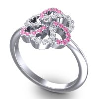 Statement Floral Pave Carati Ring