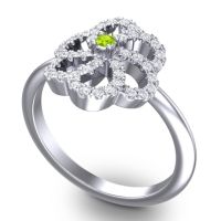 Statement Floral Pave Carati Ring