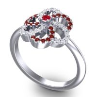 Statement Floral Pave Carati Ring