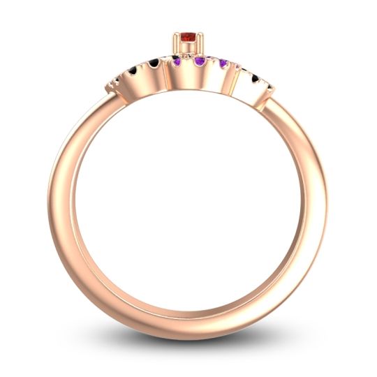 Statement Floral Pave Carati Ring