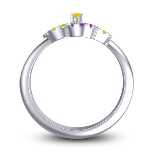 Statement Floral Pave Carati Ring