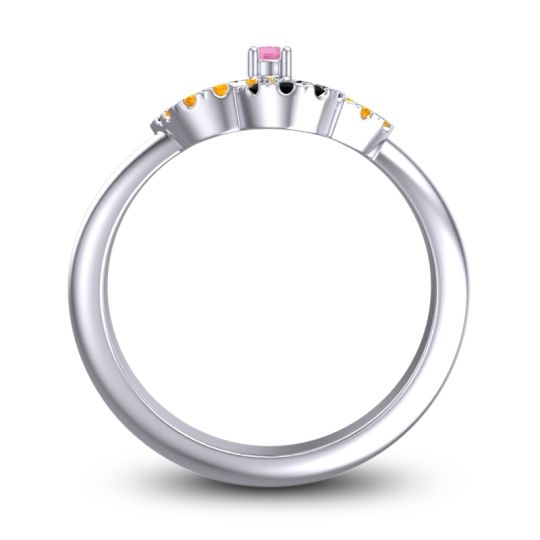 Statement Floral Pave Carati Ring