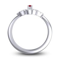 Statement Floral Pave Carati Ring