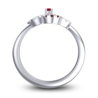 Statement Floral Pave Carati Ring