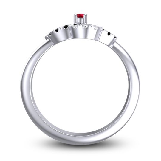 Statement Floral Pave Carati Ring