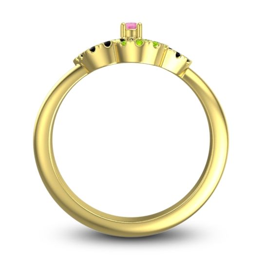 Statement Floral Pave Carati Ring