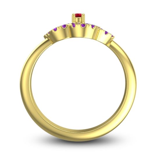 Statement Floral Pave Carati Ring