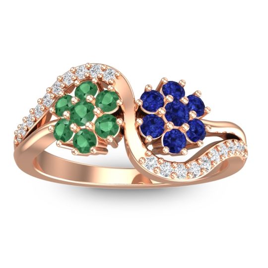 Statement Floral Pave Bisaja Ring