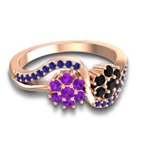 Statement Floral Pave Bisaja Ring