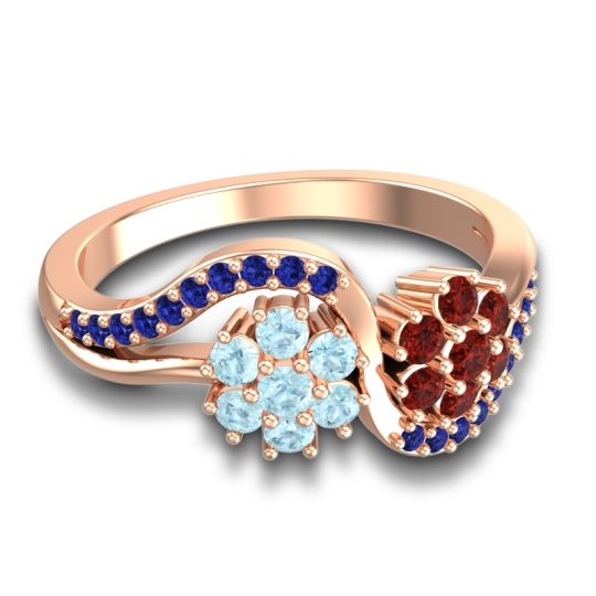 Statement Floral Pave Bisaja Ring