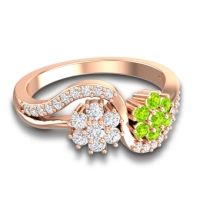 Statement Floral Pave Bisaja Ring