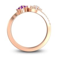 Statement Floral Pave Bisaja Ring