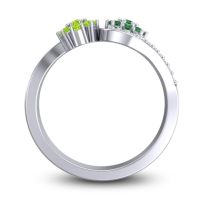 Statement Floral Pave Bisaja Ring