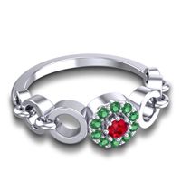 Statement Pave Lolaka Ring