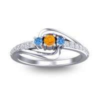 Petite Pave Visana Ring