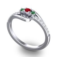 Petite Pave Visana Ring