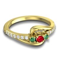 Petite Pave Visana Ring