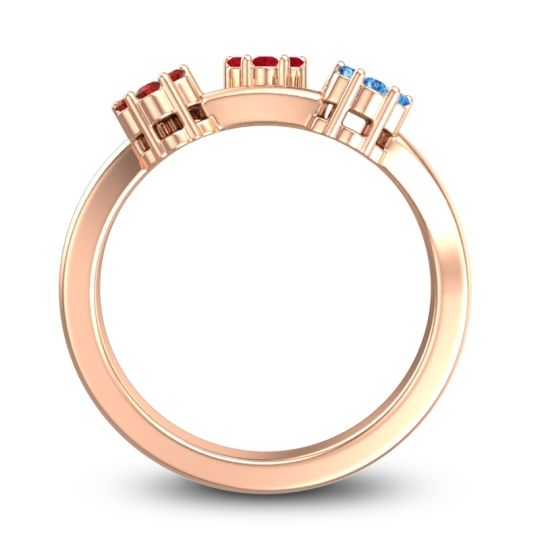 Simple Floral Pave Padmadi Ring