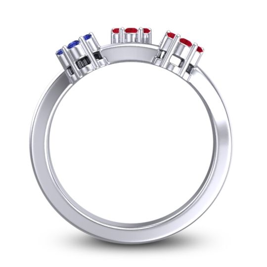 Simple Floral Pave Padmadi Ring