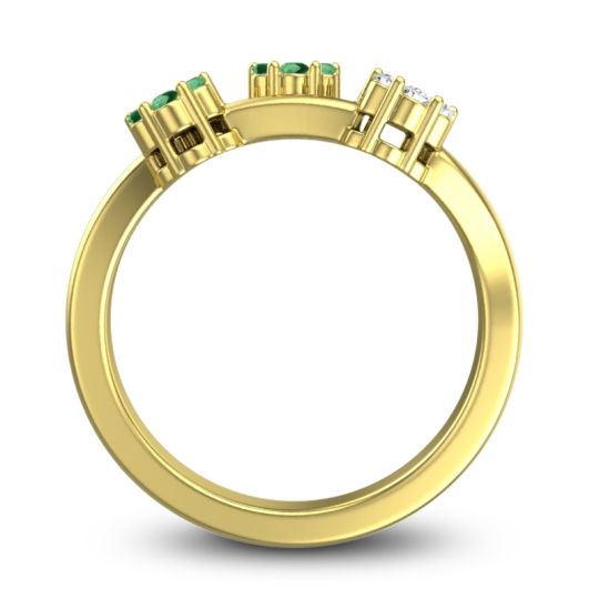 Simple Floral Pave Padmadi Ring