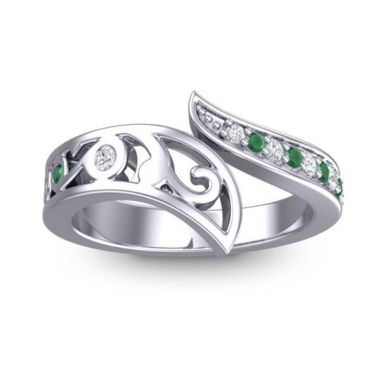 Petite Pave Asivisa Ring